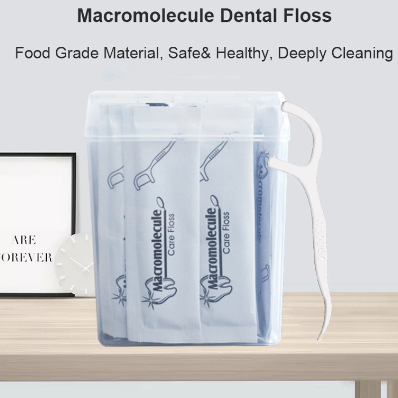 50 scelte etichetta privata di alta qualità Scatola floss dentaria di alta qualità igiene orale Hygiene singolarmente avvolto da stuzzicadenti da stuzzicadenti portatile
